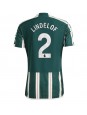 Manchester United Victor Lindelof #2 Venkovní Dres 2023-24 Krátký Rukáv